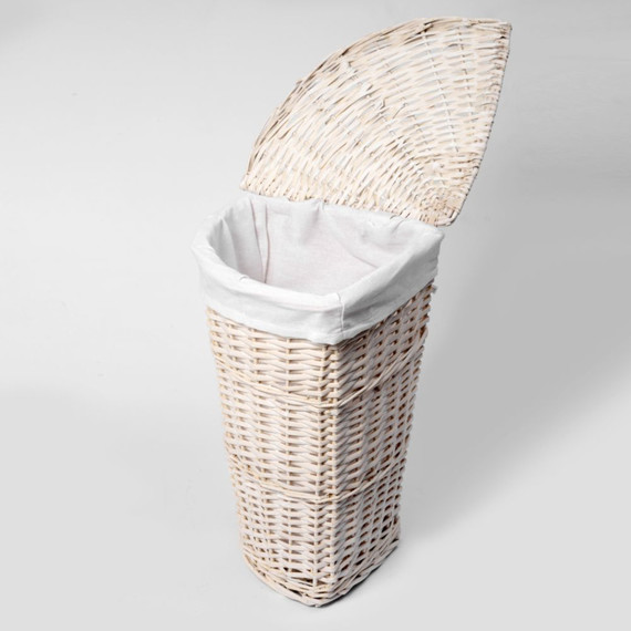 Корзина для белья WasserKraft Vils 39 см WB-560-L, цвет белый - фото 4