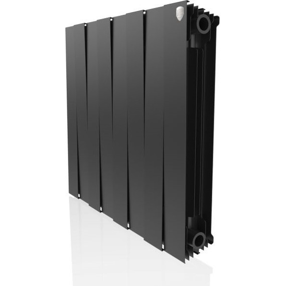 Радиатор Royal Thermo Piano Forte 500 Noir Sable 640х590 мм (8 секций) - фото 