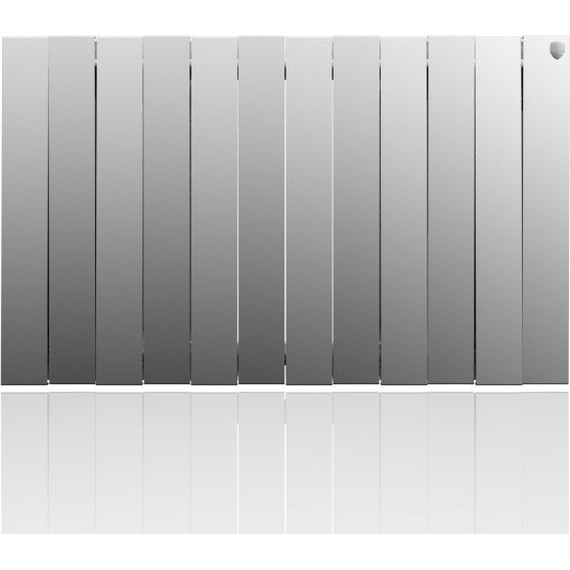 Радиатор Royal Thermo Piano Forte 500 Silver Satin 960х590 мм (12 секций) - фото 2