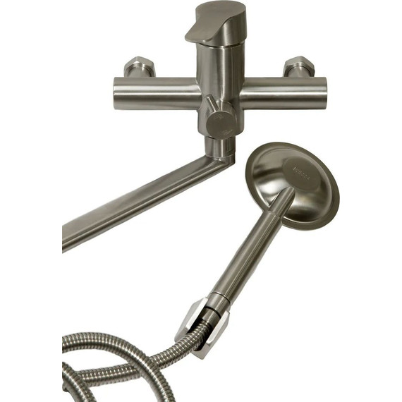 Смеситель для ванны Haiba HB22801, сатин - фото 4