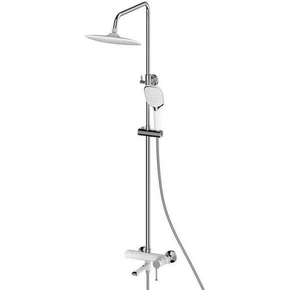 Душевая стойка Haiba HB24805-8, белый/хром - фото 
