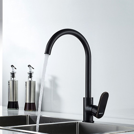 Смеситель для кухни Gerhans K14022T, черная бронза, Цвет производителя: бронза - фото 9