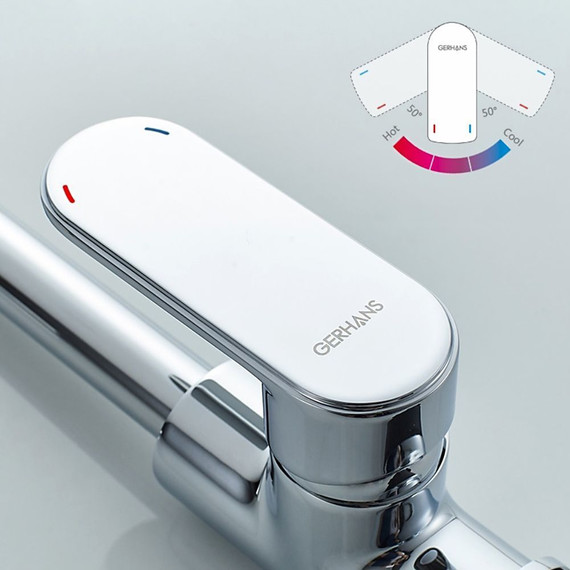 Смеситель для кухни Gerhans K14022, Цвет производителя: хром - фото 5