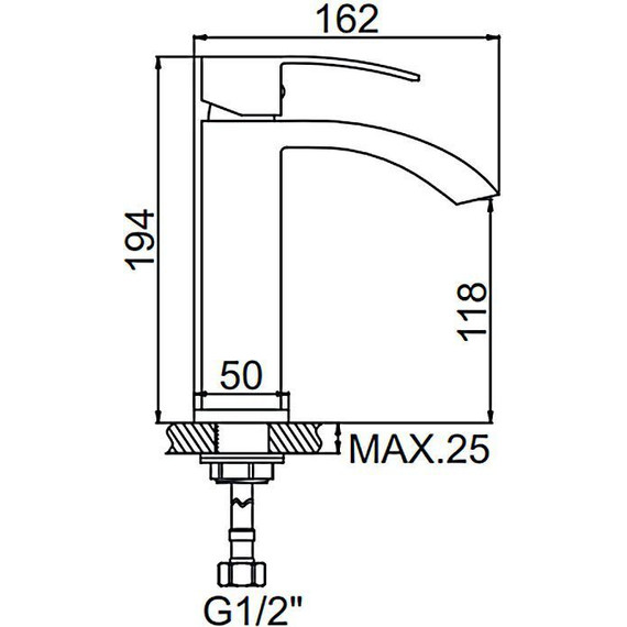 Смеситель для раковины Ledeme L1055-15 - фото 8
