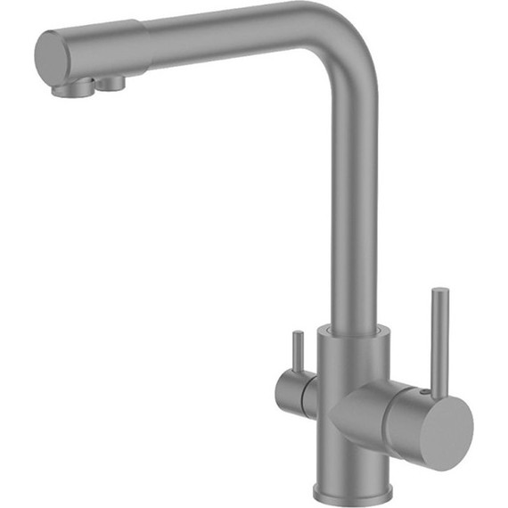 Смеситель для кухни Ledeme L4055U-3, темно-серый - фото 