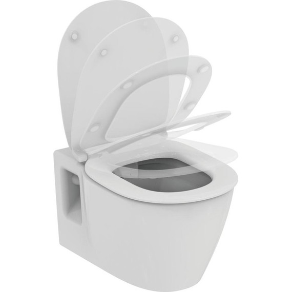 Унитаз подвесной Ideal Standard Connect Rimless E822301 с крышкой микролифт - фото 4