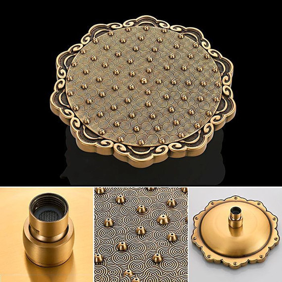 Душевая стойка Gerhans K19018, античная бронза - фото 9