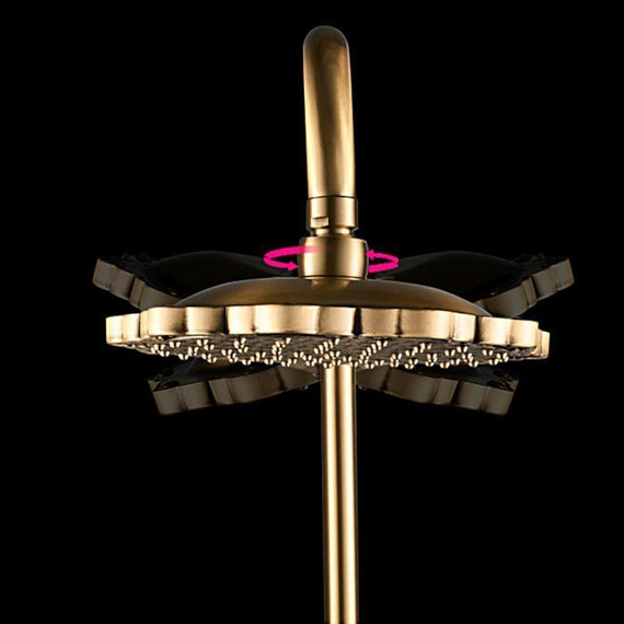 Душевая стойка Gerhans K19018, античная бронза - фото 13