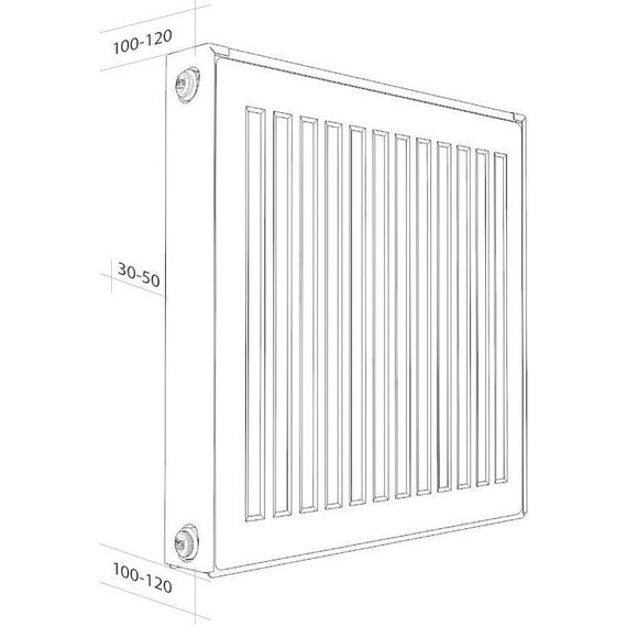 Радиатор Royal Thermo Compact C22-500-2000/9016 2000х500 мм - фото 2