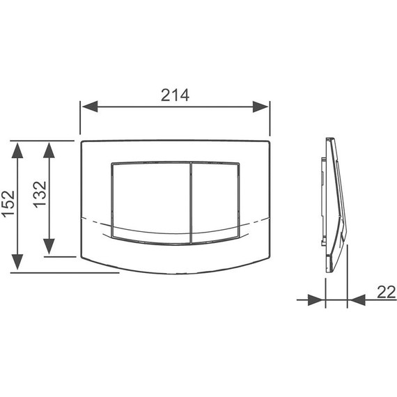 Инсталляция для подвесного унитаза TECEbase 2.0 K440200 (кнопка белая) - фото 6