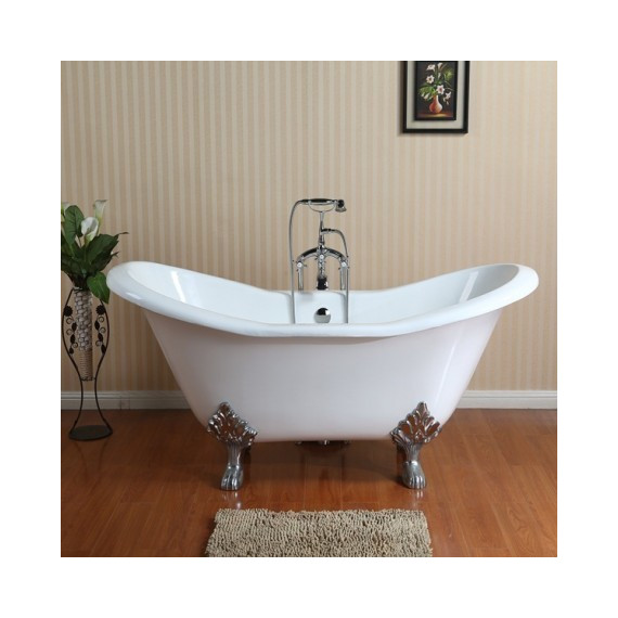 Ванна отдельностоящая Magliezza Julietta CR 183x78 см (ножки хром) - фото 4