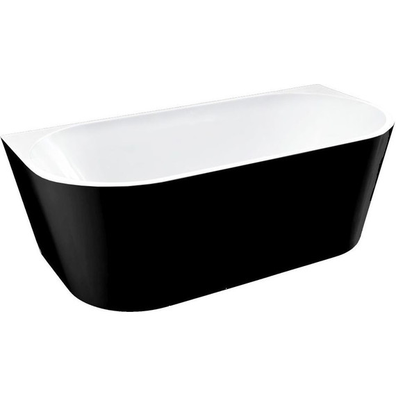 Ванна отдельностоящая Vincea 170x80 см VBT-421-1700MB, черный матовый/белый матовый - фото 