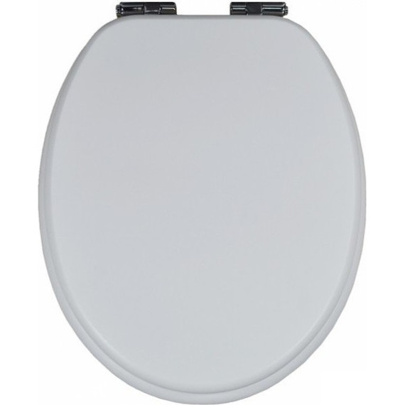 Сиденье с крышкой для унитаза Magliezza микролифт 9000B-CR, петли хром - фото 