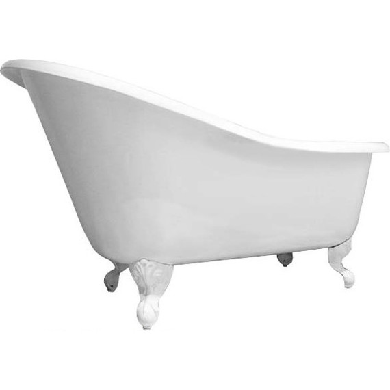 Ванна отдельностоящая Magliezza Beatrice WH 153x76 см (ножки белый) - фото 