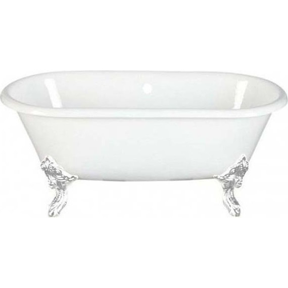 Ванна отдельностоящая Magliezza Patricia WH 183x80 см (ножки белые) - фото 