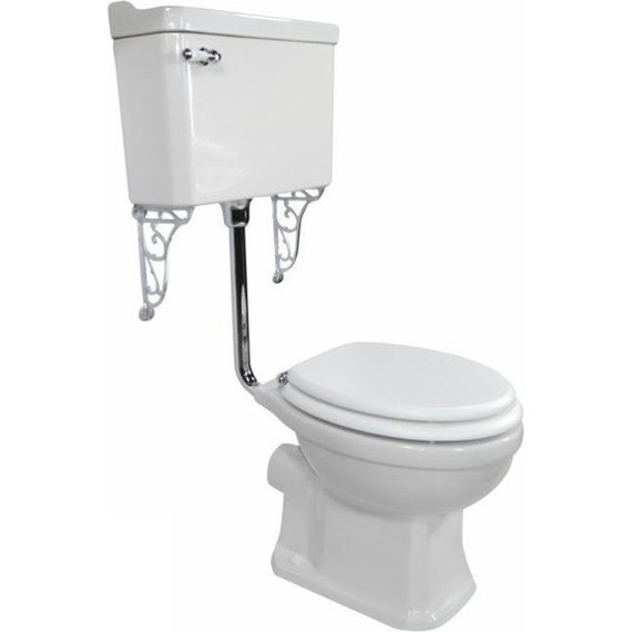 Унитаз-компакт Magliezza Retro 7009 (механизм слива хром) - фото 