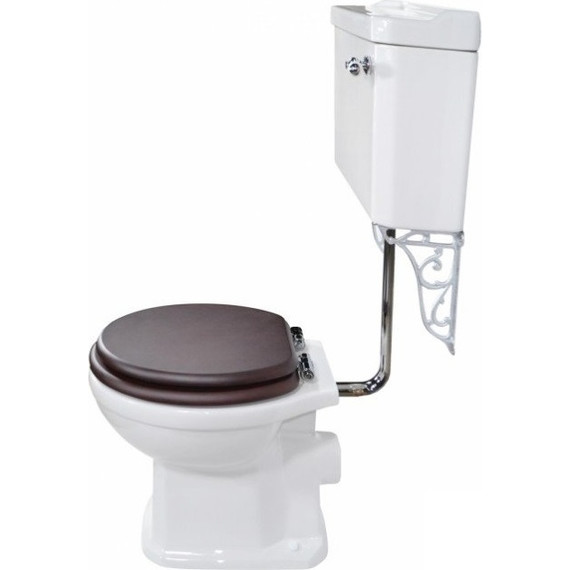 Унитаз-компакт Magliezza Retro 7009 (механизм слива хром) - фото 5