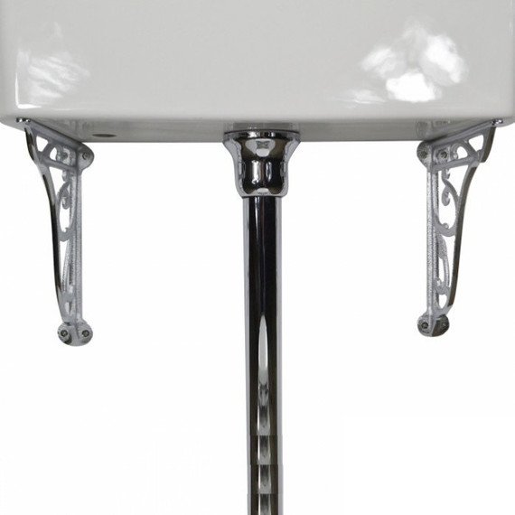 Унитаз-компакт Magliezza Retro 7009 (механизм слива хром) - фото 7