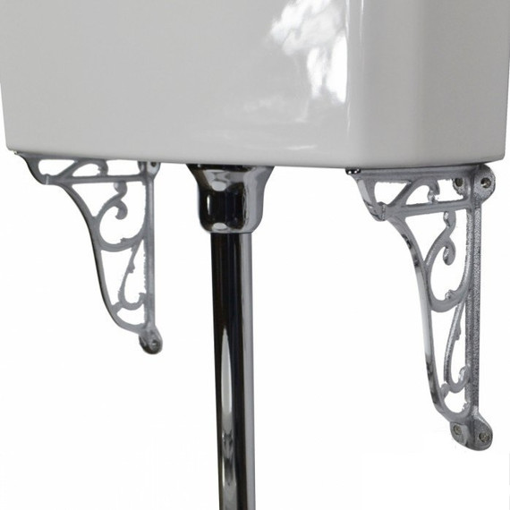 Унитаз-компакт Magliezza Retro 7009 (механизм слива хром) - фото 8