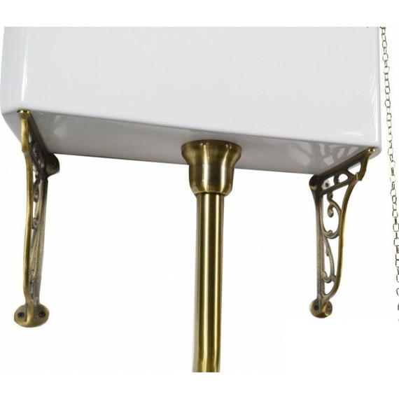 Унитаз-компакт Magliezza Retro 7010 (механизм слива бронза) - фото 8