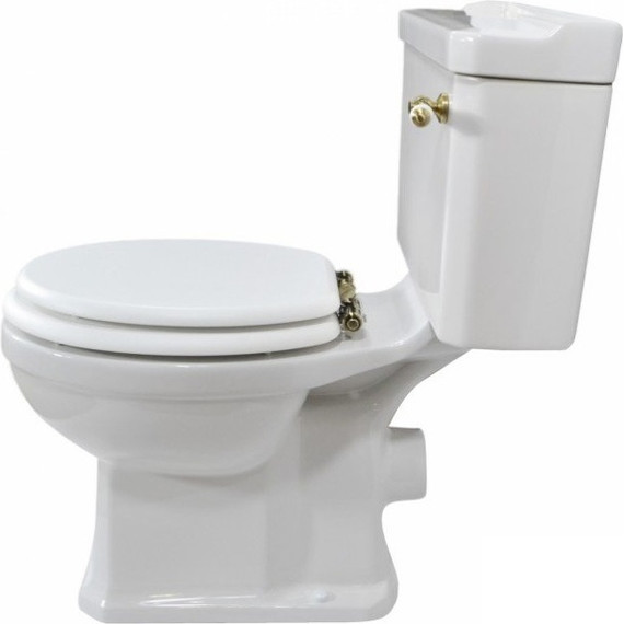 Унитаз-компакт Magliezza Retro 7011 (механизм слива бронза) - фото 6