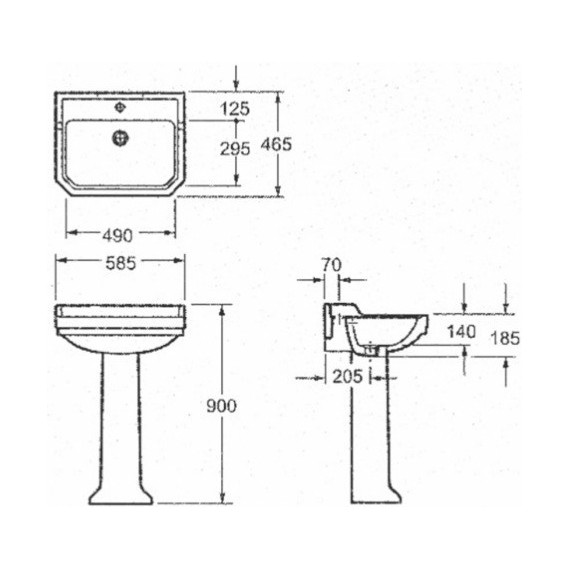 Пьедестал Magliezza Retro 7013 - фото 3