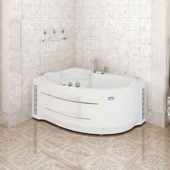 Ванна акриловая Радомир Ирма 1 169x110 см L (в комплекте каркас), Размер - мм: 1690х1100 - фото 5