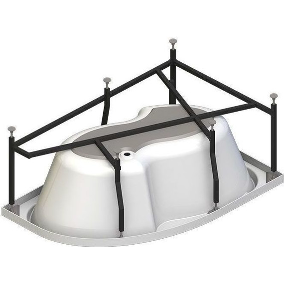 Ванна акриловая Радомир Ирма 2 150x97 см R (в комплекте каркас), Размер - мм: 1500х970 - фото 7