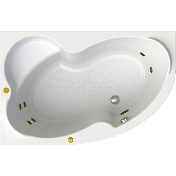 Ванна гидромассажная Радомир Ирма 149x96 см L (Гидромассаж "Стандарт" Gold) - фото 
