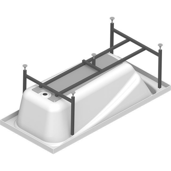 Ванна акриловая Радомир Роза 170x77 см (в комплекте каркас) - фото 8
