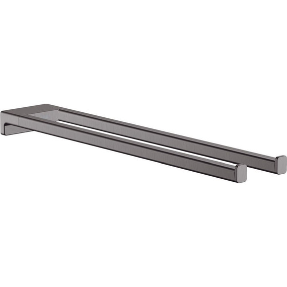 Полотенцедержатель Hansgrohe AddStoris 41770340, шлифованный черный хром - фото 