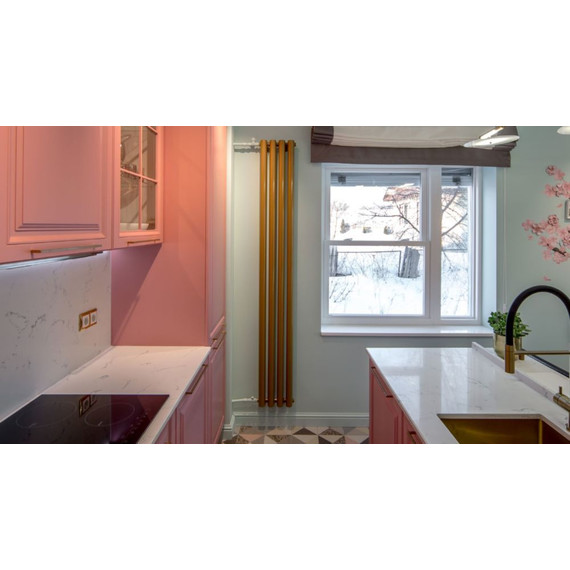 Вертикальный радиатор KZTO Гармония 1-1000-3 210х1040 мм (3 секции) - фото 11