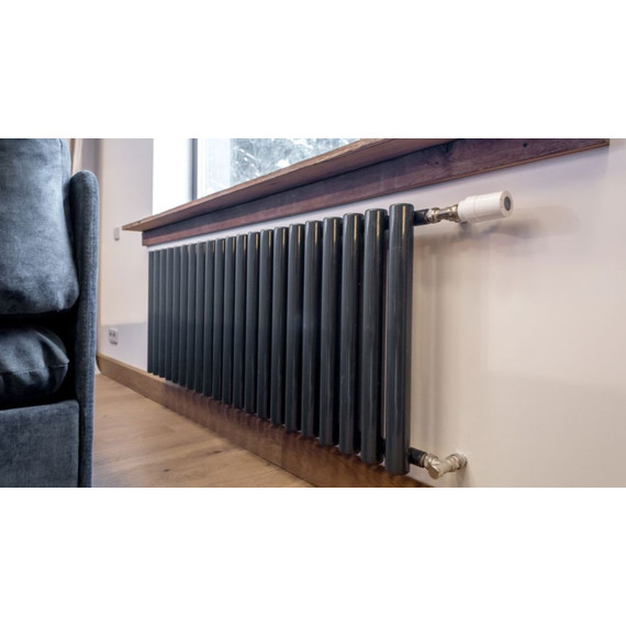 Вертикальный радиатор KZTO Гармония 1-1250-4 280х1290 мм (4 секции) - фото 6