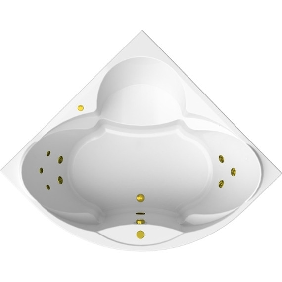 Ванна гидромассажная Радомир Филадельфия 168x168 см (Гидромассаж "Релакс" Gold) - фото 