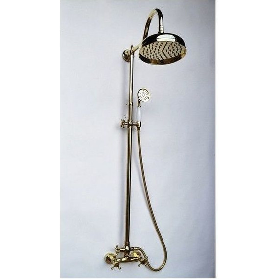 Душевая стойка Magliezza Classico 11053-do (верхний душ 300 мм), золото - фото 2