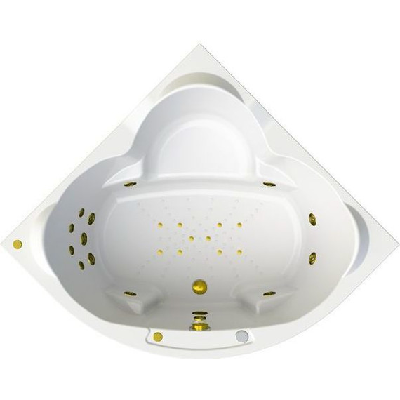 Ванна гидромассажная Радомир Сорренто 148x148 см (Гидромассаж "Терапия" Gold) - фото 