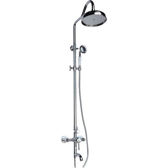 Душевая стойка Magliezza Bianco 1302-cr (верхний душ 200 мм) - фото 