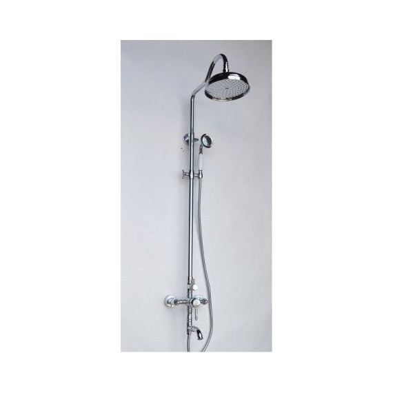 Душевая стойка Magliezza Bianco 1302-cr (верхний душ 200 мм) - фото 2