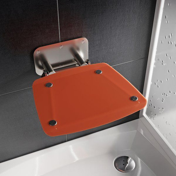 Сиденье для душа Ravak Ovo B II Orange B8F0000053, оранжевый - фото 