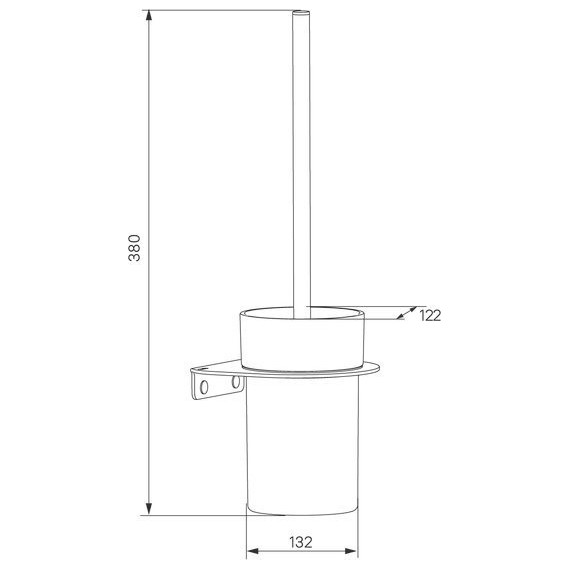 Ёршик для унитаза Iddis Noa NOAWTG0i47, цвет белый матовый - фото 3