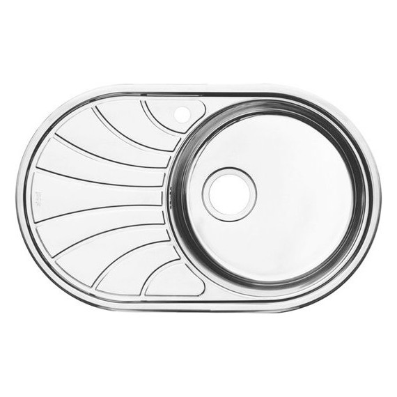 Кухонная мойка Iddis Suno SUN77SRi77 0,7 мм, сатин L - фото 