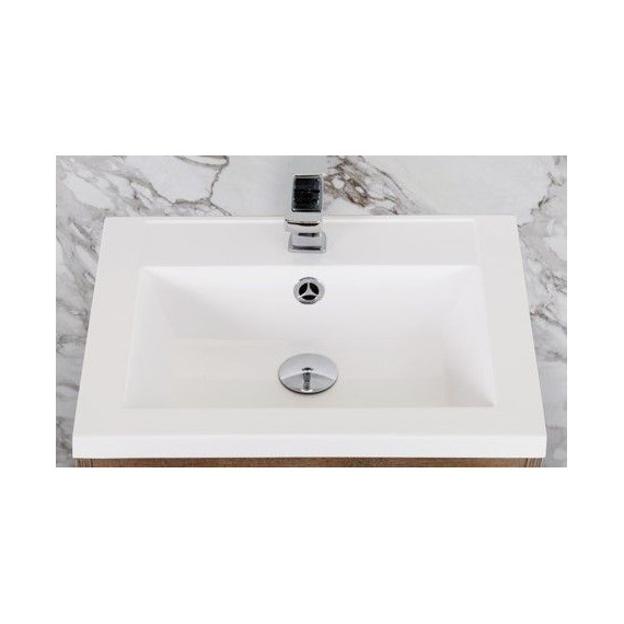 Тумба подвесная с раковиной Art&Max Family-500-2C-SO-PB 50 см, сканди - фото 4