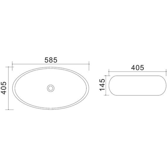 Раковина-чаша Azario 58 см AZ-428 - фото 4