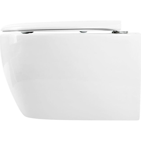Унитаз подвесной безободковый Art&Max Imola AM217CHR - фото 6