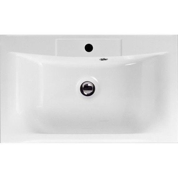 Тумба подвесная с раковиной Art&Max AM-Bianchi-750-2C-SO-BM 75 см, белый матовый, Цвет фасада: белый матовый - фото 6