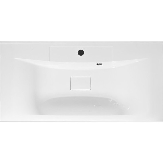 Тумба подвесная с раковиной Art&Max AM-Bianchi-900-2C-SO-GM 90 см, серый матовый, Цвет фасада: серый - фото 6