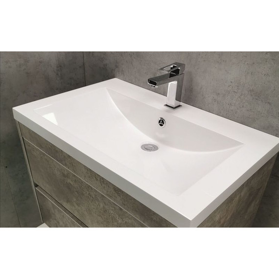 Тумба напольная с раковиной Art&Max Family-580-3C-PIA-CV 58 см, цемент - фото 4