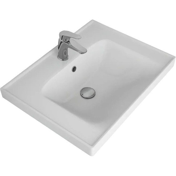 Тумба подвесная с раковиной Art&Max AM-Techno-600-2C-SO-LW646 60 см, дуб бомонд лофт - фото 6