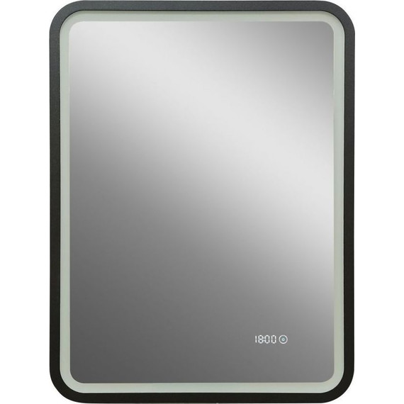 Зеркало Art&Max Genova Led 60 см AM-Gen-600-800-S-F-Т, черный - фото 4