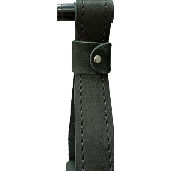 Зеркало Art&Max Milan Led 80 см AM-Mil-800-DS-F-Nero, черный ремень - фото 8